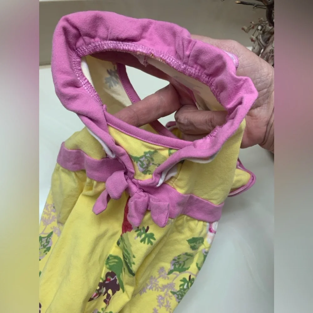 Matilda Jane Yellow and Pink Floral One Piece Bodysuit